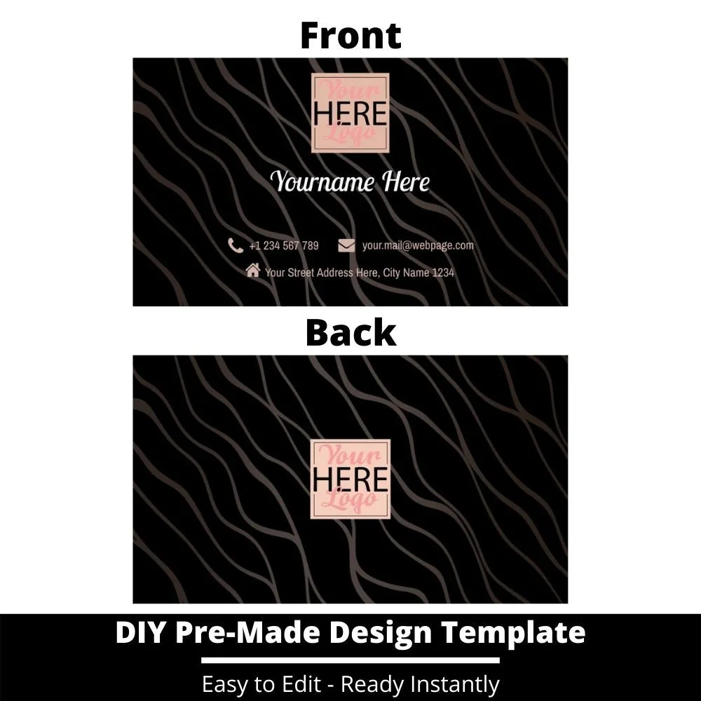 Business Card Design Template 6