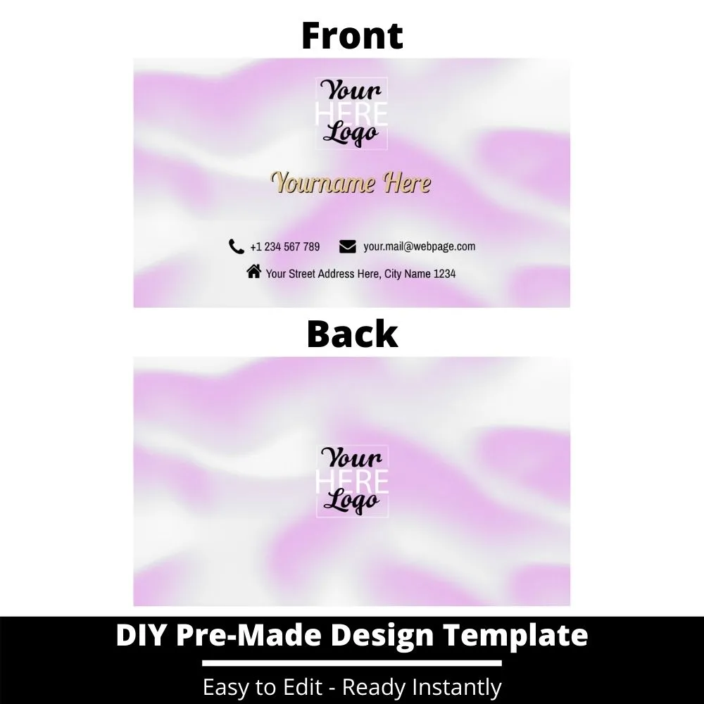 Business Card Design Template 74