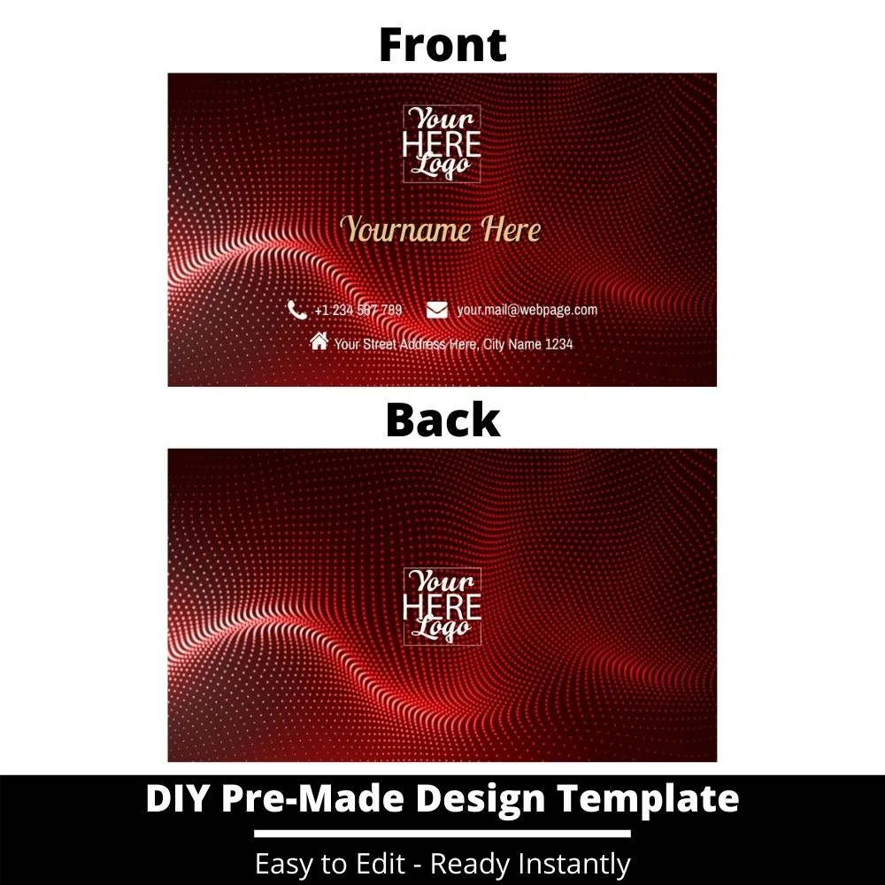 Business Card Design Template 80
