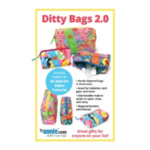 ByAnnie: Ditty Bags Sewing Pattern 2.0