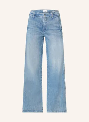 Cambio Alek SOFT BLEACHED JEANS WIDE FIT LONG left hand Soft
