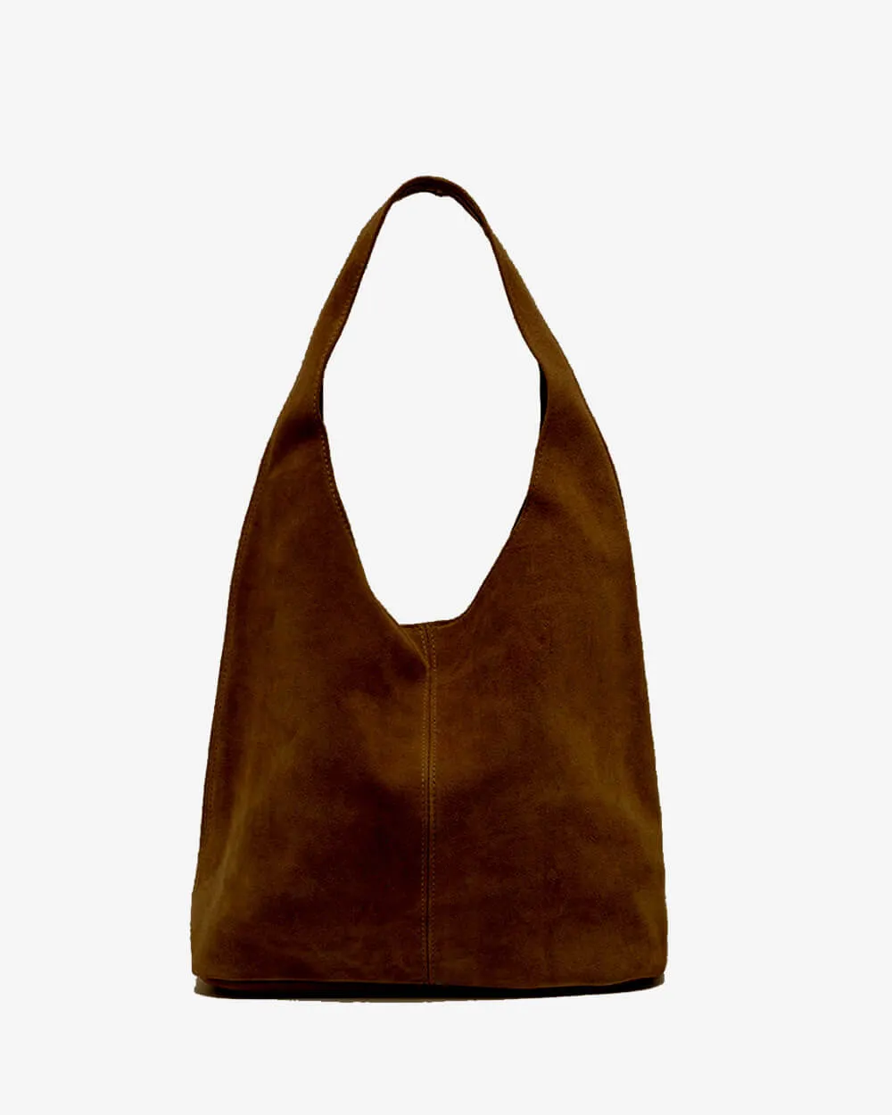 Camilla Tobacco Brown Suede Tote Bag