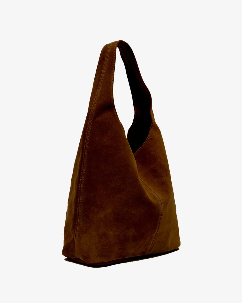 Camilla Tobacco Brown Suede Tote Bag