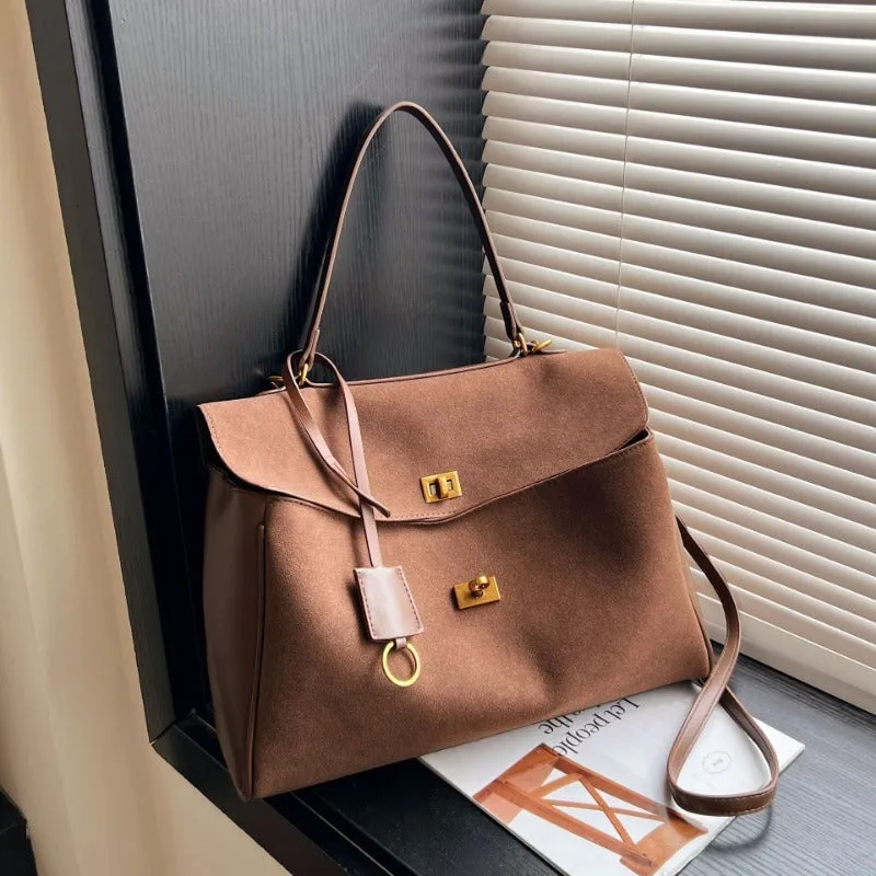 Camille Suede Tote