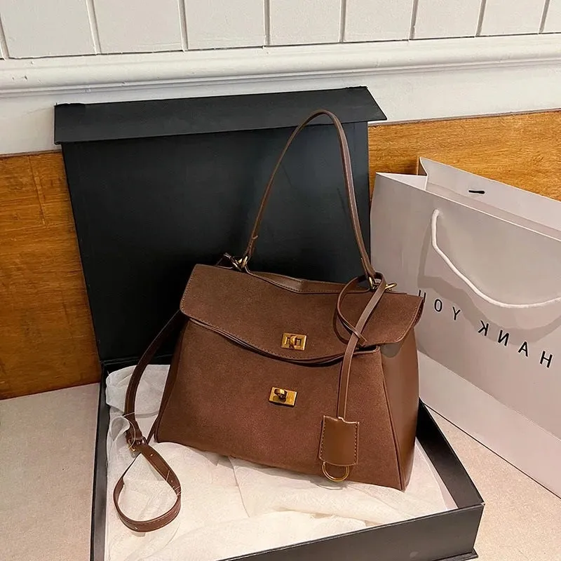 Camille Suede Tote