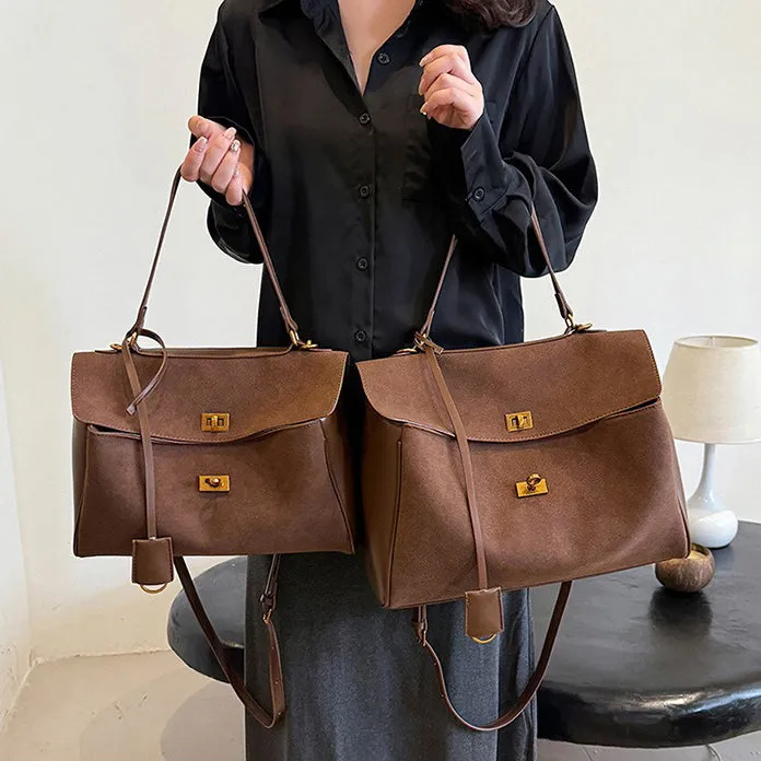 Camille Suede Tote
