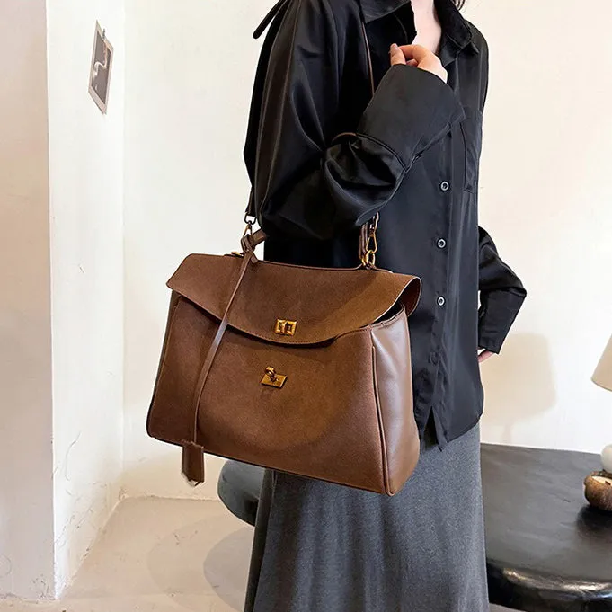 Camille Suede Tote