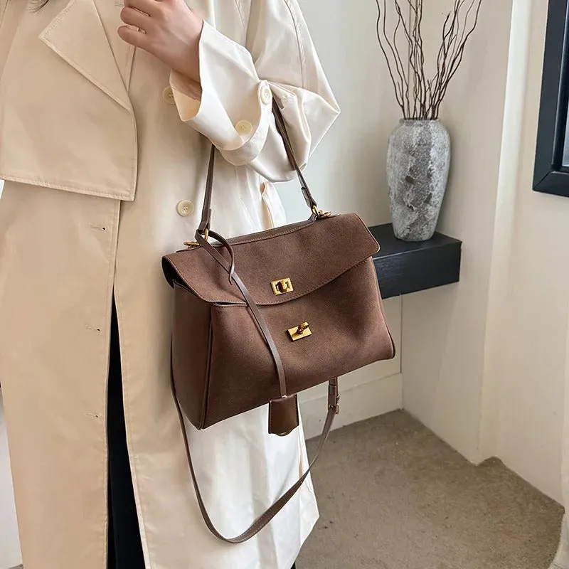Camille Suede Tote