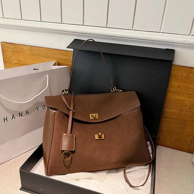 Camille Suede Tote