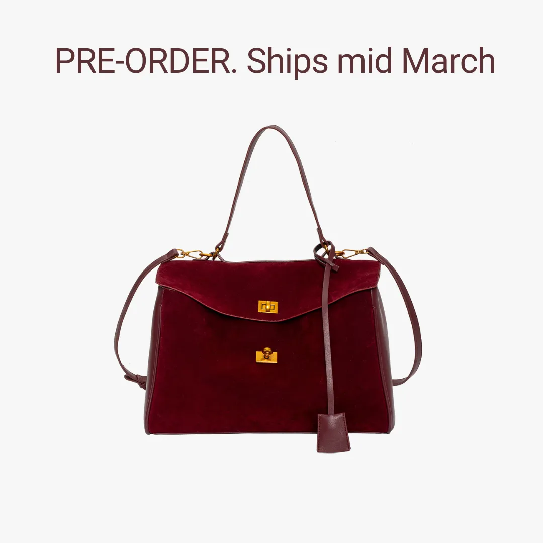 Camille Suede Tote