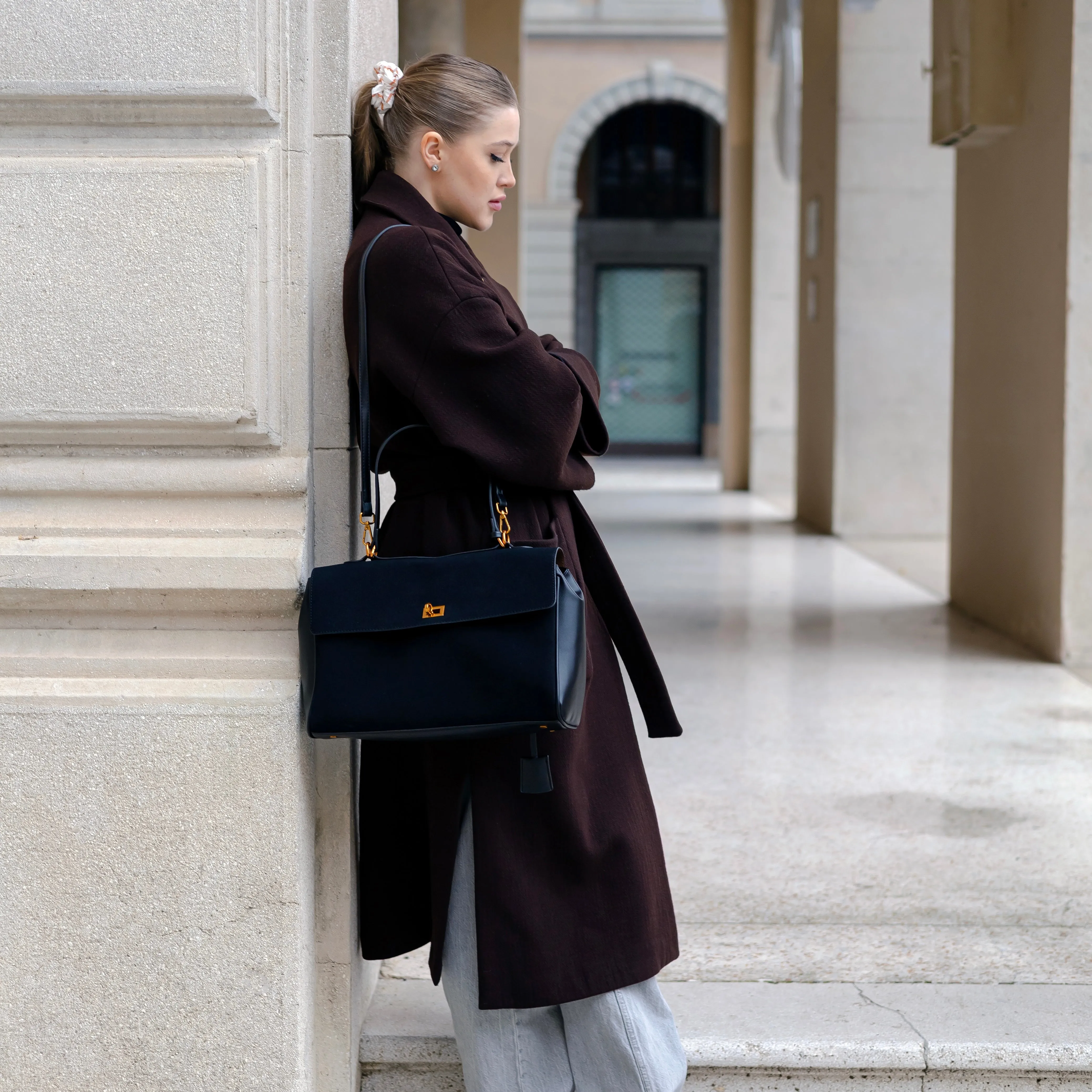 Camille Suede Tote