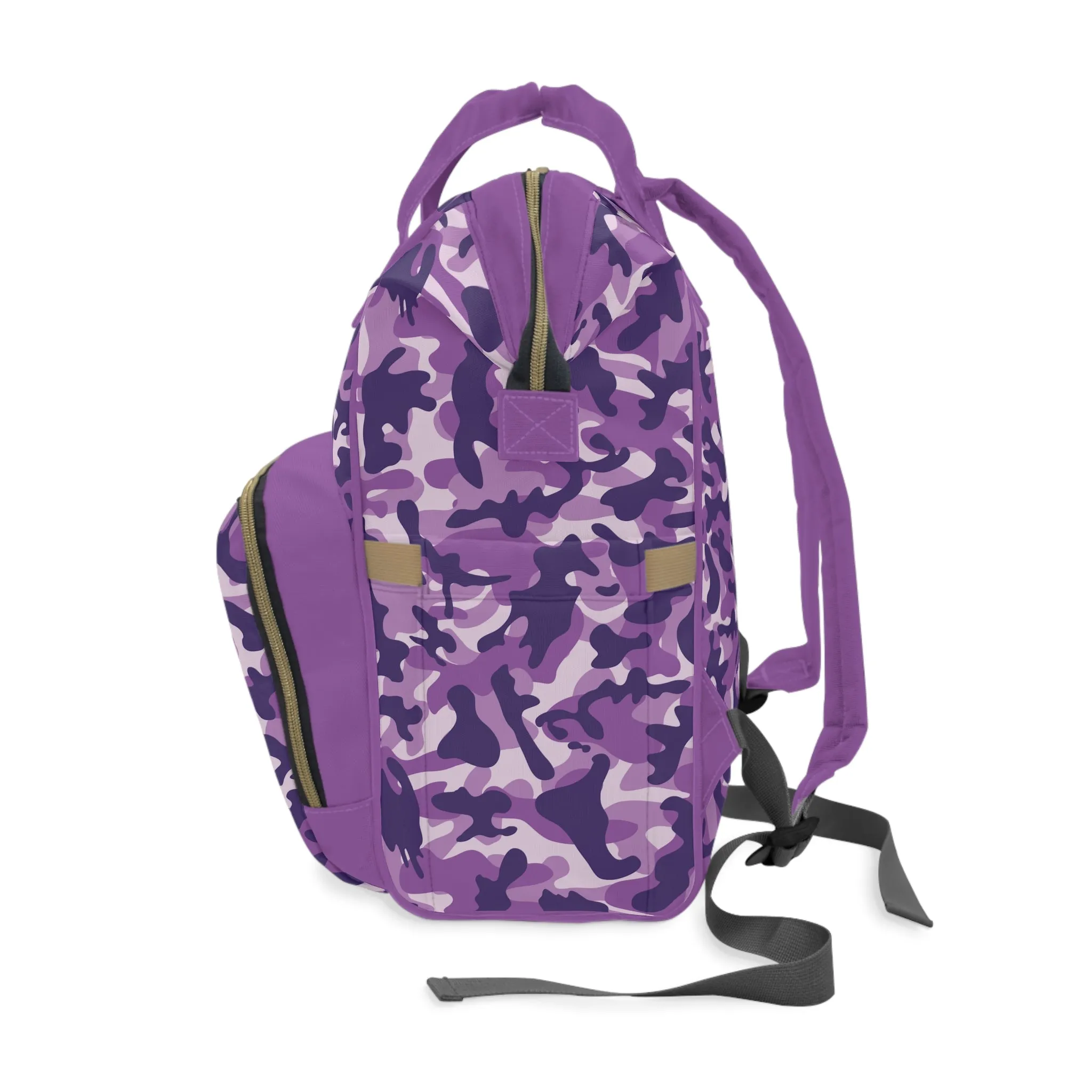 Camouflage Diaper Backpack - Durable Nylon Camo Baby Bag for Outdoorsy Parents, Spacious & Multifunctional Camo Diaper Backpack