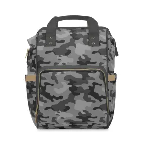 Camouflage Diaper Backpack - Durable Nylon Camo Baby Bag for Outdoorsy Parents, Spacious & Multifunctional Camo Diaper Backpack
