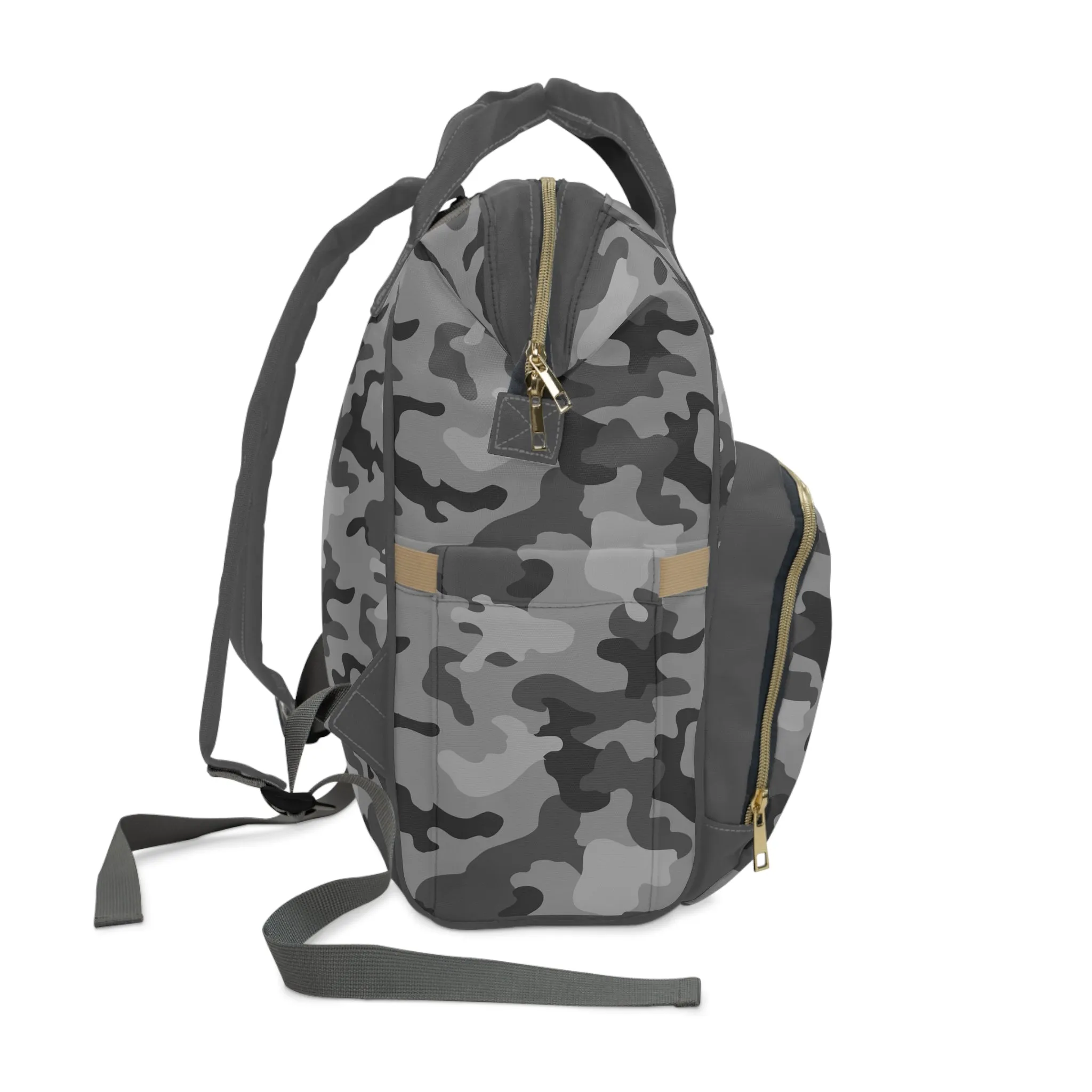 Camouflage Diaper Backpack - Durable Nylon Camo Baby Bag for Outdoorsy Parents, Spacious & Multifunctional Camo Diaper Backpack