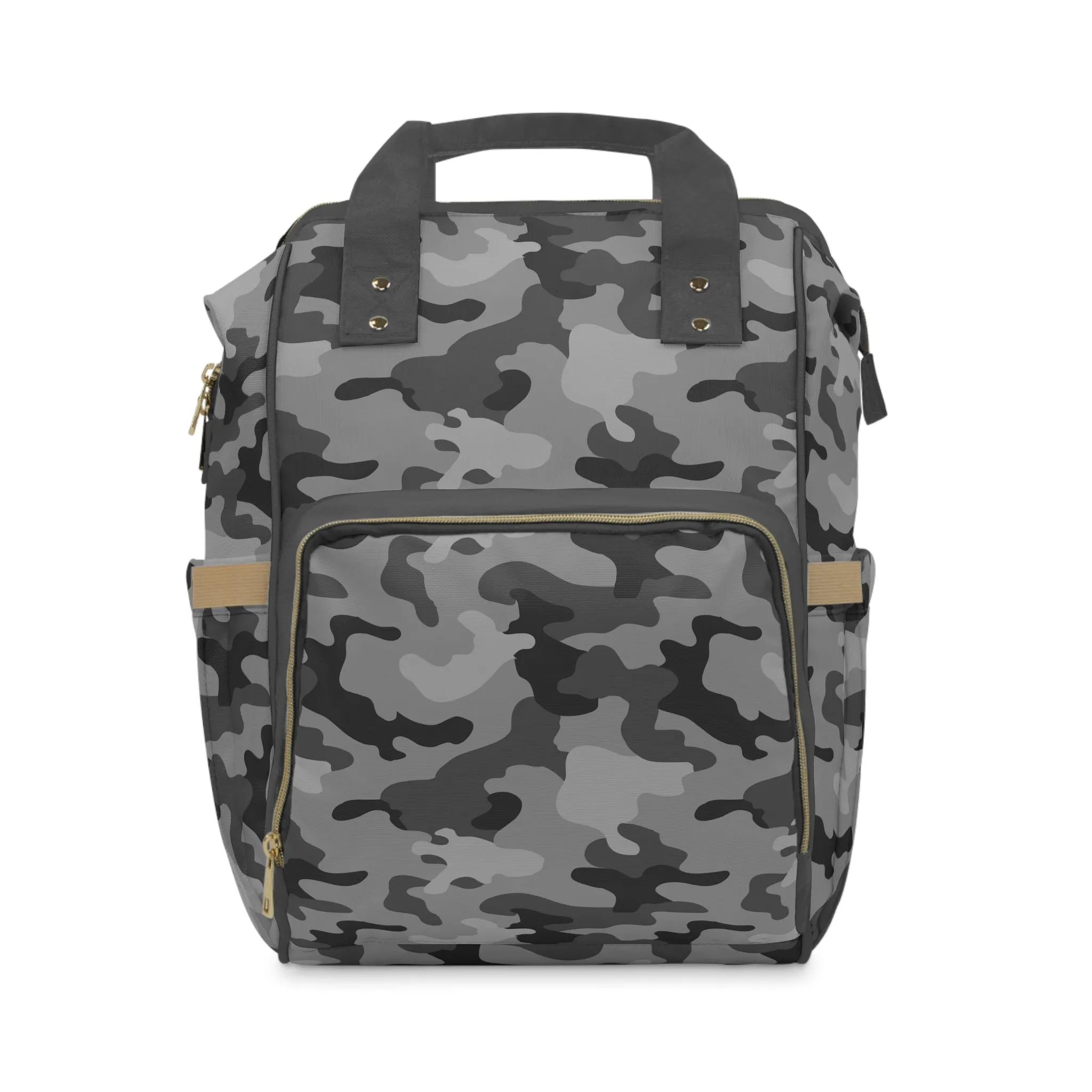 Camouflage Diaper Backpack - Durable Nylon Camo Baby Bag for Outdoorsy Parents, Spacious & Multifunctional Camo Diaper Backpack