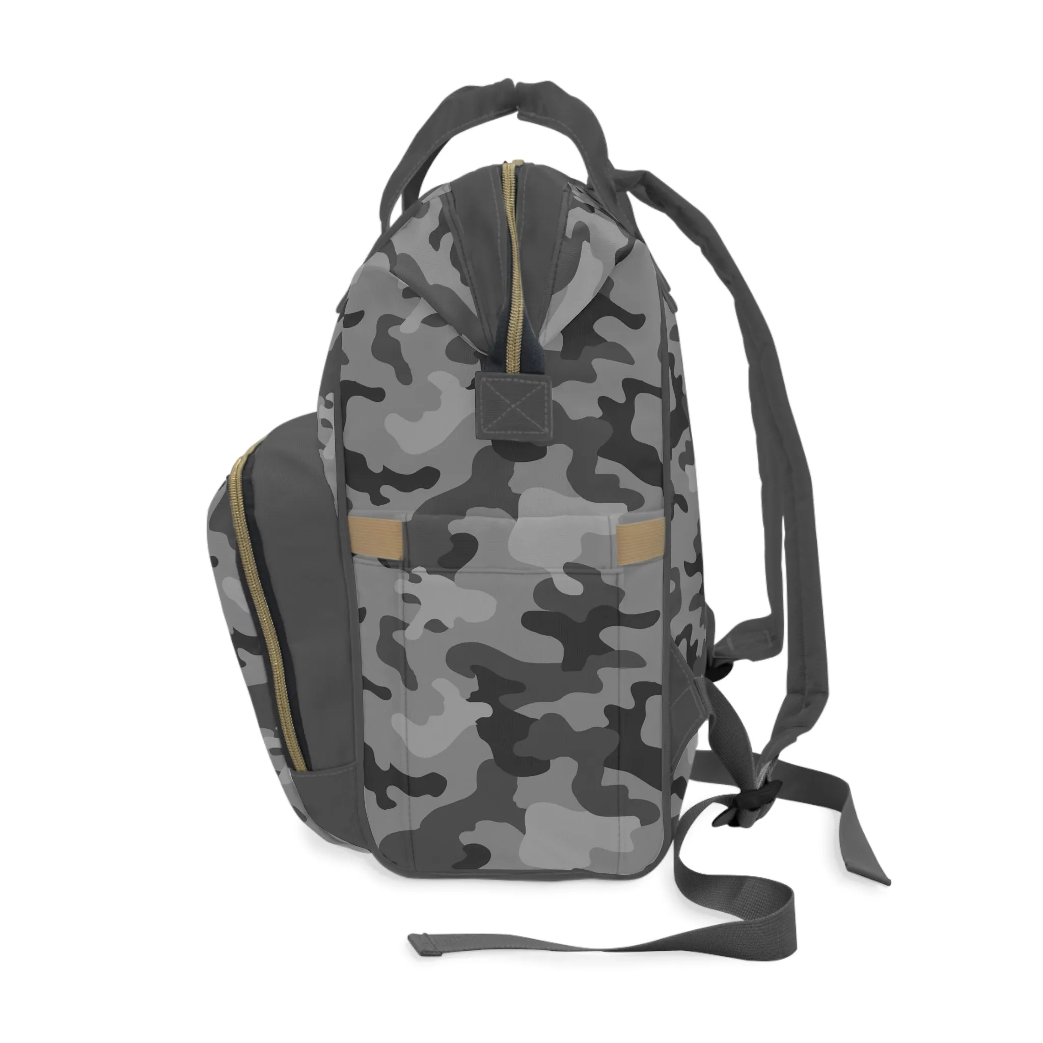 Camouflage Diaper Backpack - Durable Nylon Camo Baby Bag for Outdoorsy Parents, Spacious & Multifunctional Camo Diaper Backpack