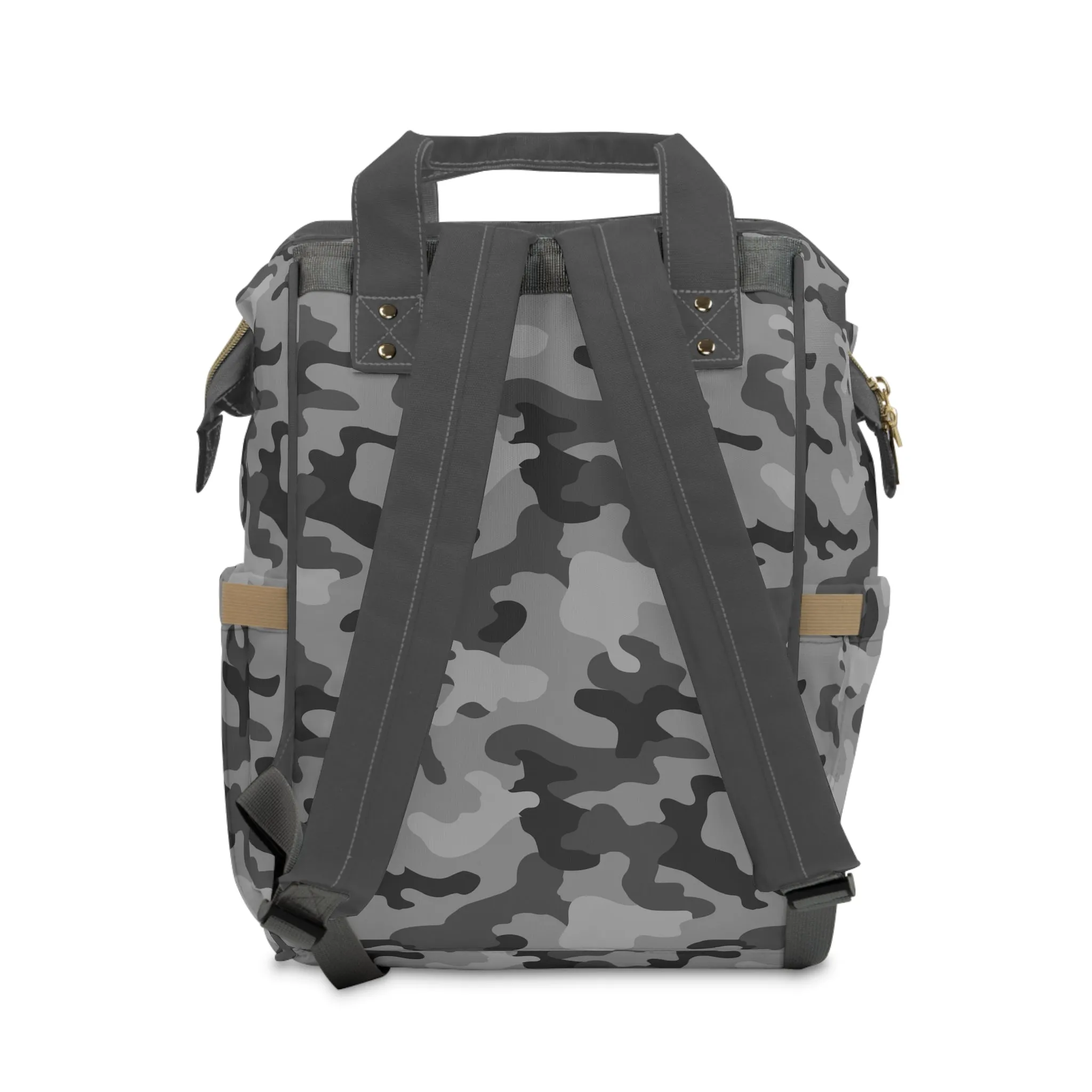 Camouflage Diaper Backpack - Durable Nylon Camo Baby Bag for Outdoorsy Parents, Spacious & Multifunctional Camo Diaper Backpack