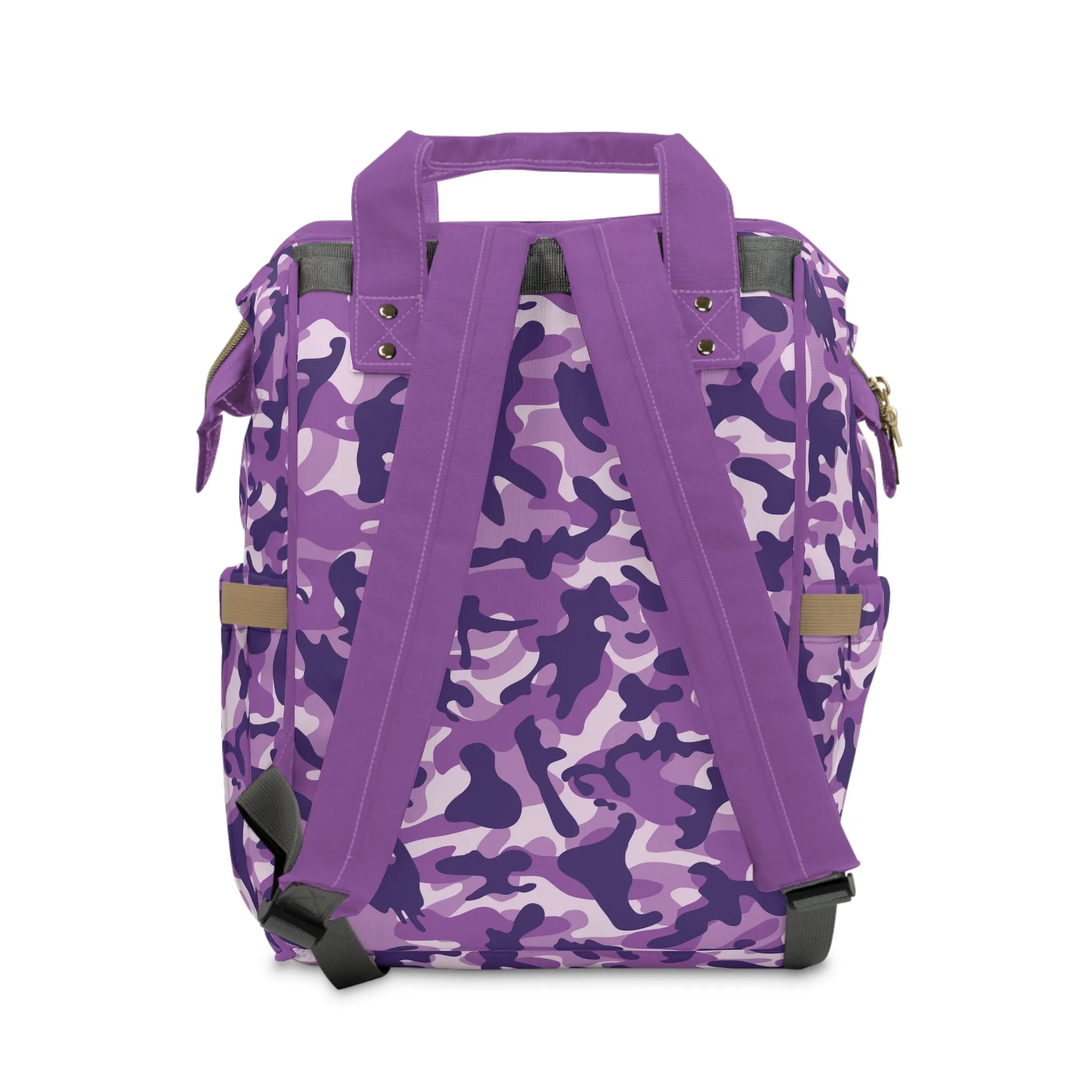 Camouflage Diaper Backpack - Durable Nylon Camo Baby Bag for Outdoorsy Parents, Spacious & Multifunctional Camo Diaper Backpack