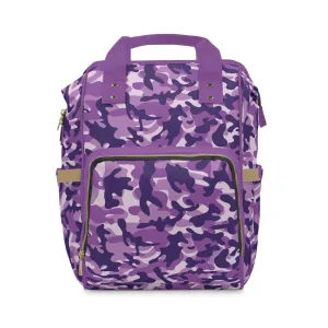 Camouflage Diaper Backpack - Durable Nylon Camo Baby Bag for Outdoorsy Parents, Spacious & Multifunctional Camo Diaper Backpack