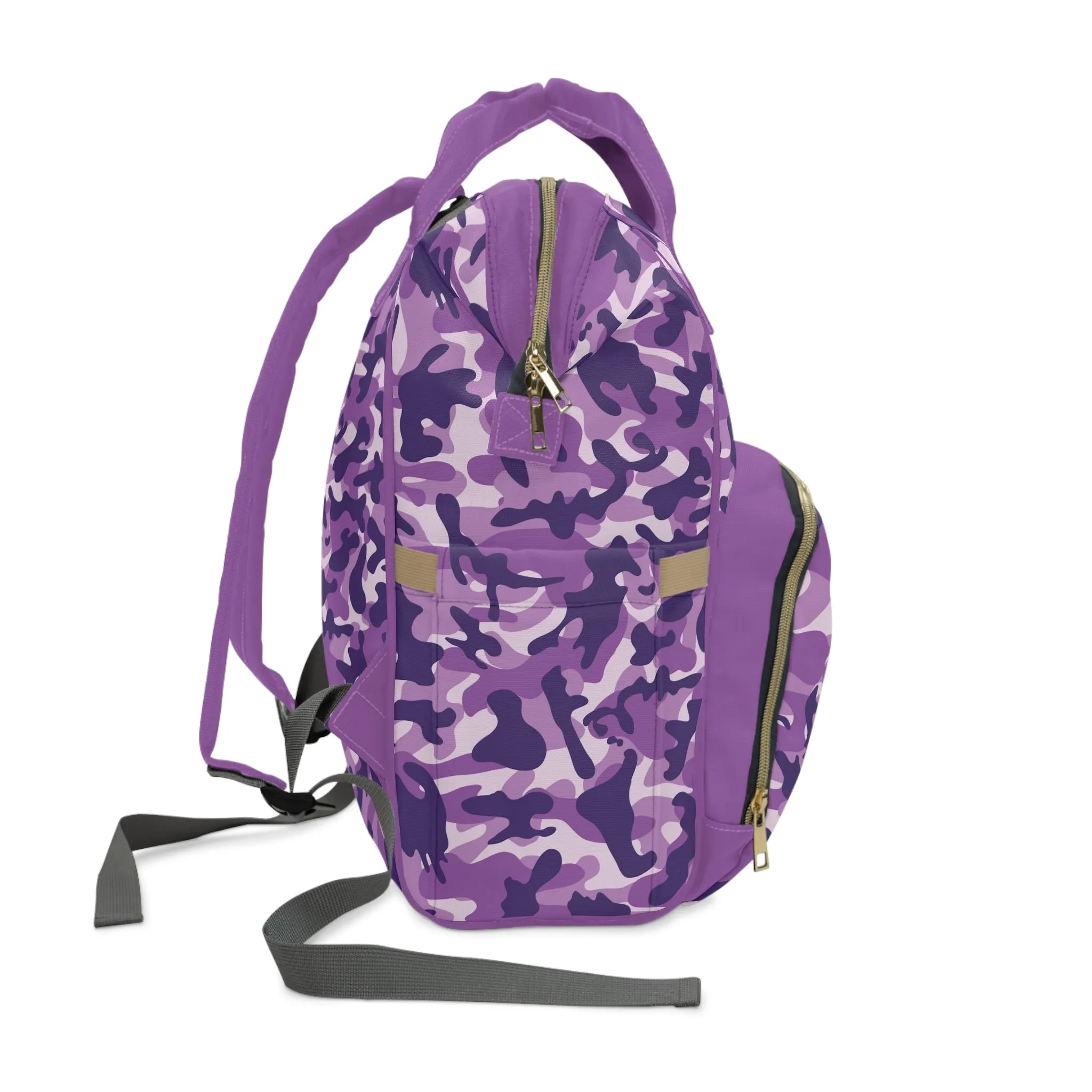 Camouflage Diaper Backpack - Durable Nylon Camo Baby Bag for Outdoorsy Parents, Spacious & Multifunctional Camo Diaper Backpack