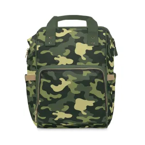 Camouflage Diaper Backpack - Durable Nylon Camo Baby Bag for Outdoorsy Parents, Spacious & Multifunctional Camo Diaper Backpack
