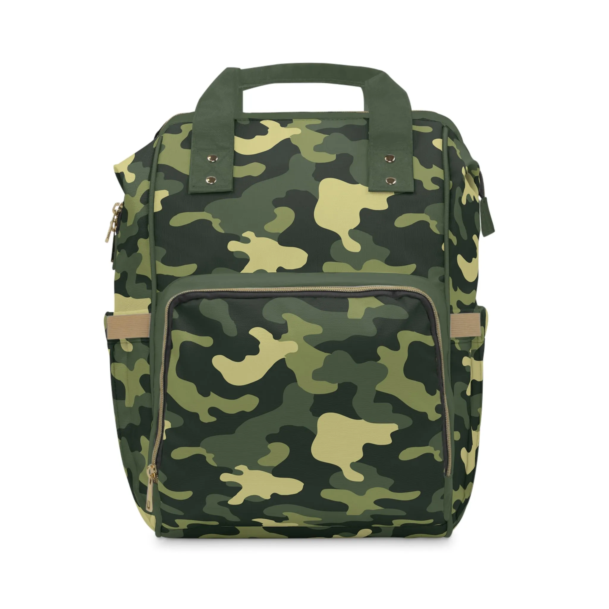 Camouflage Diaper Backpack - Durable Nylon Camo Baby Bag for Outdoorsy Parents, Spacious & Multifunctional Camo Diaper Backpack