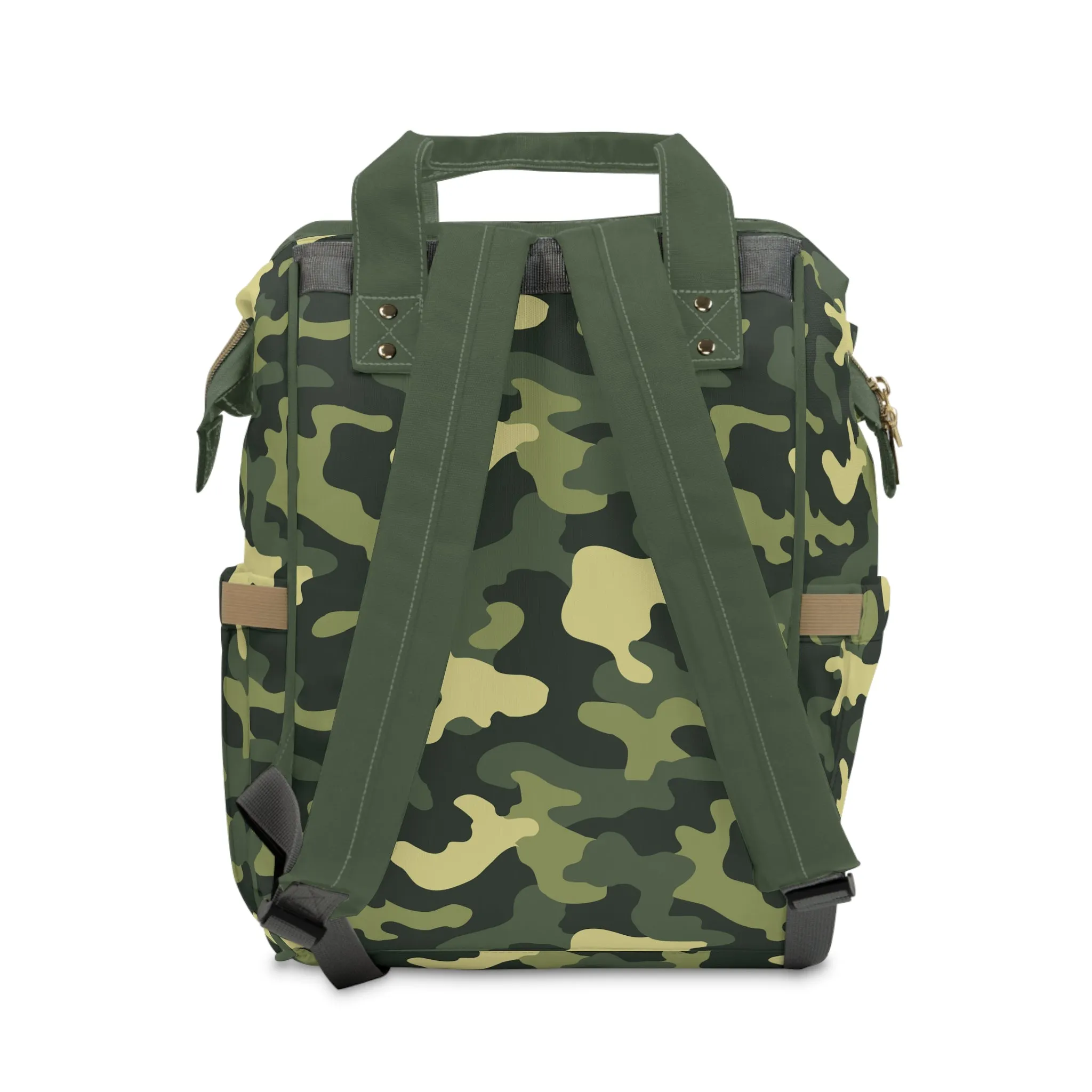 Camouflage Diaper Backpack - Durable Nylon Camo Baby Bag for Outdoorsy Parents, Spacious & Multifunctional Camo Diaper Backpack