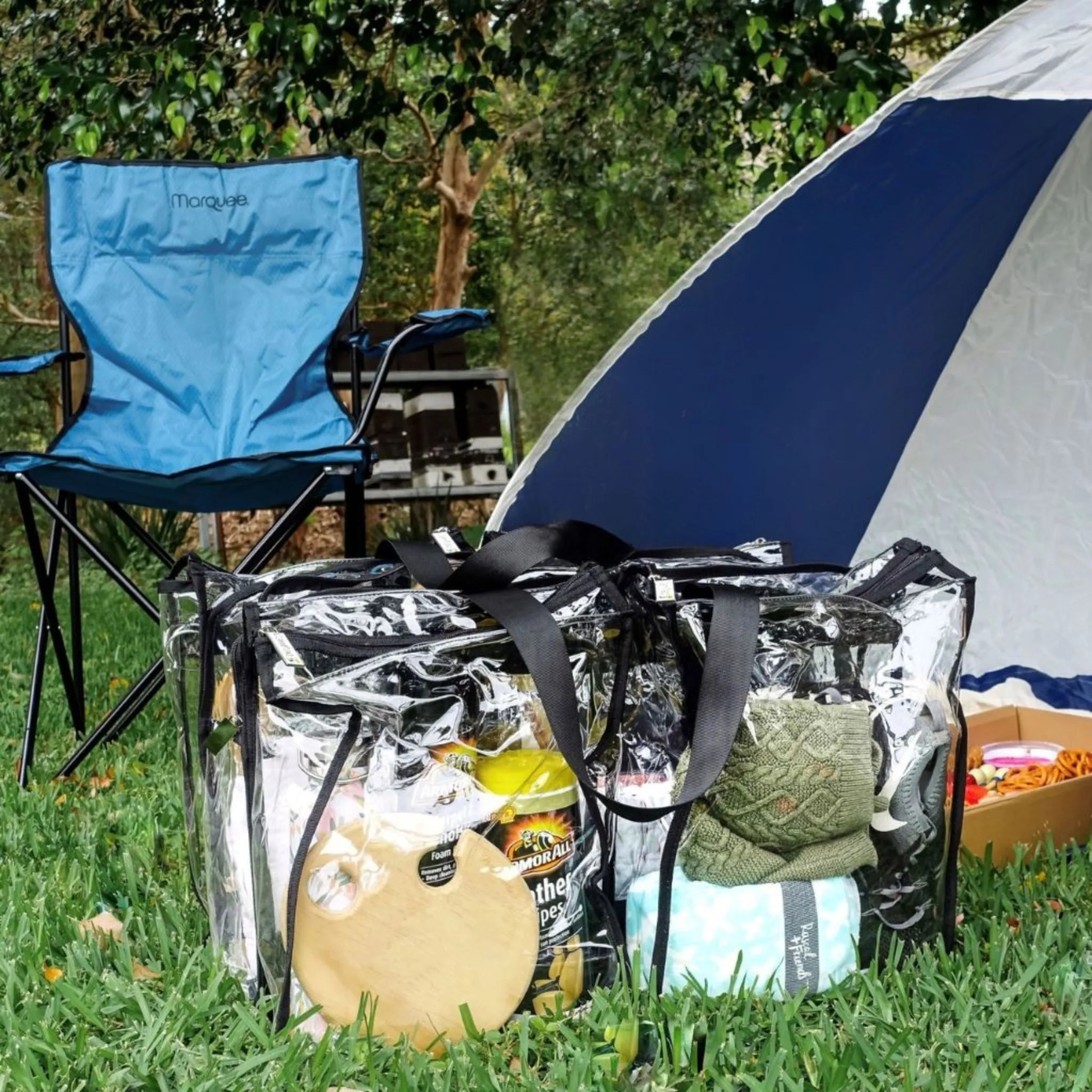 CamPaq Large Camping Bag - BLACK