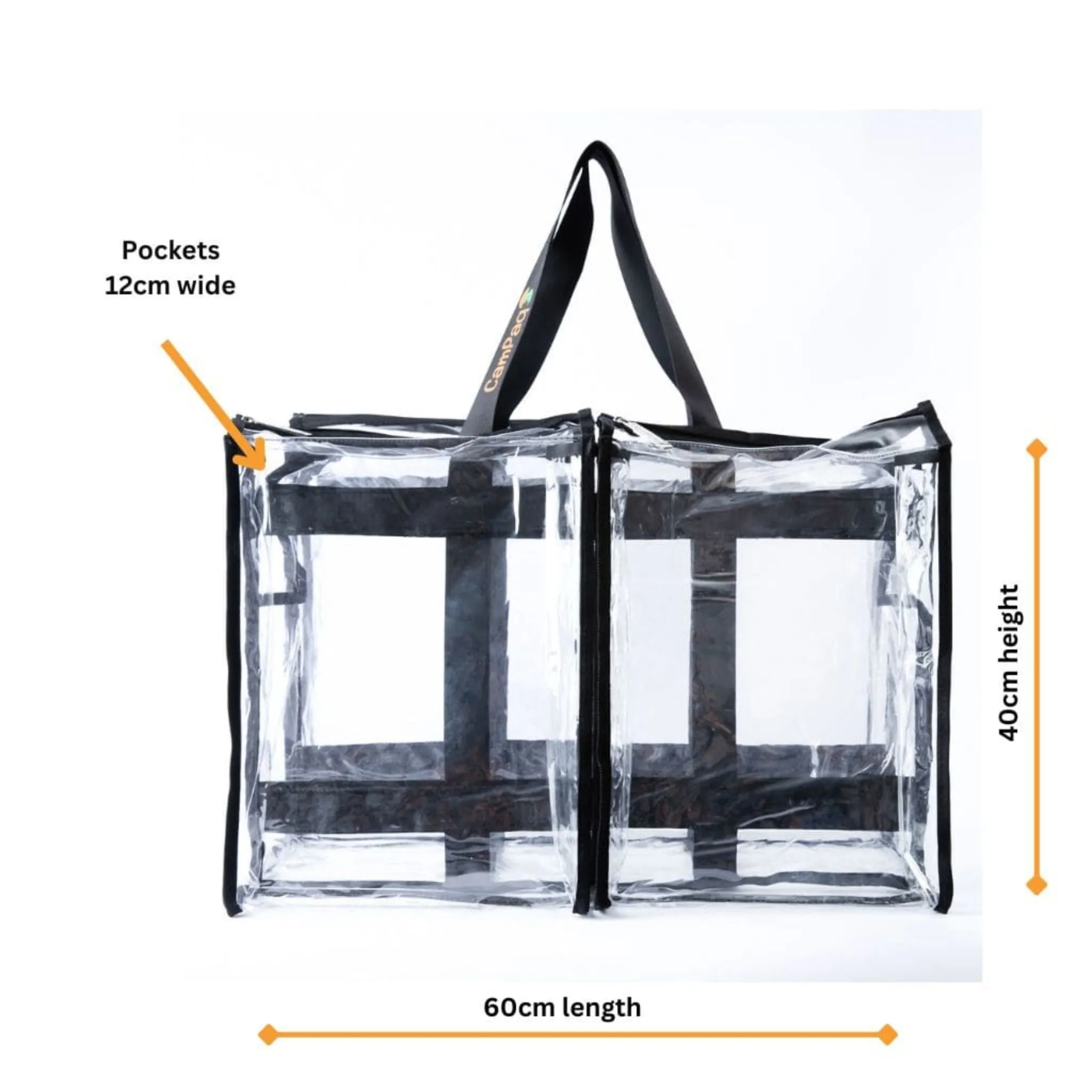 CamPaq Large Camping Bag - BLACK