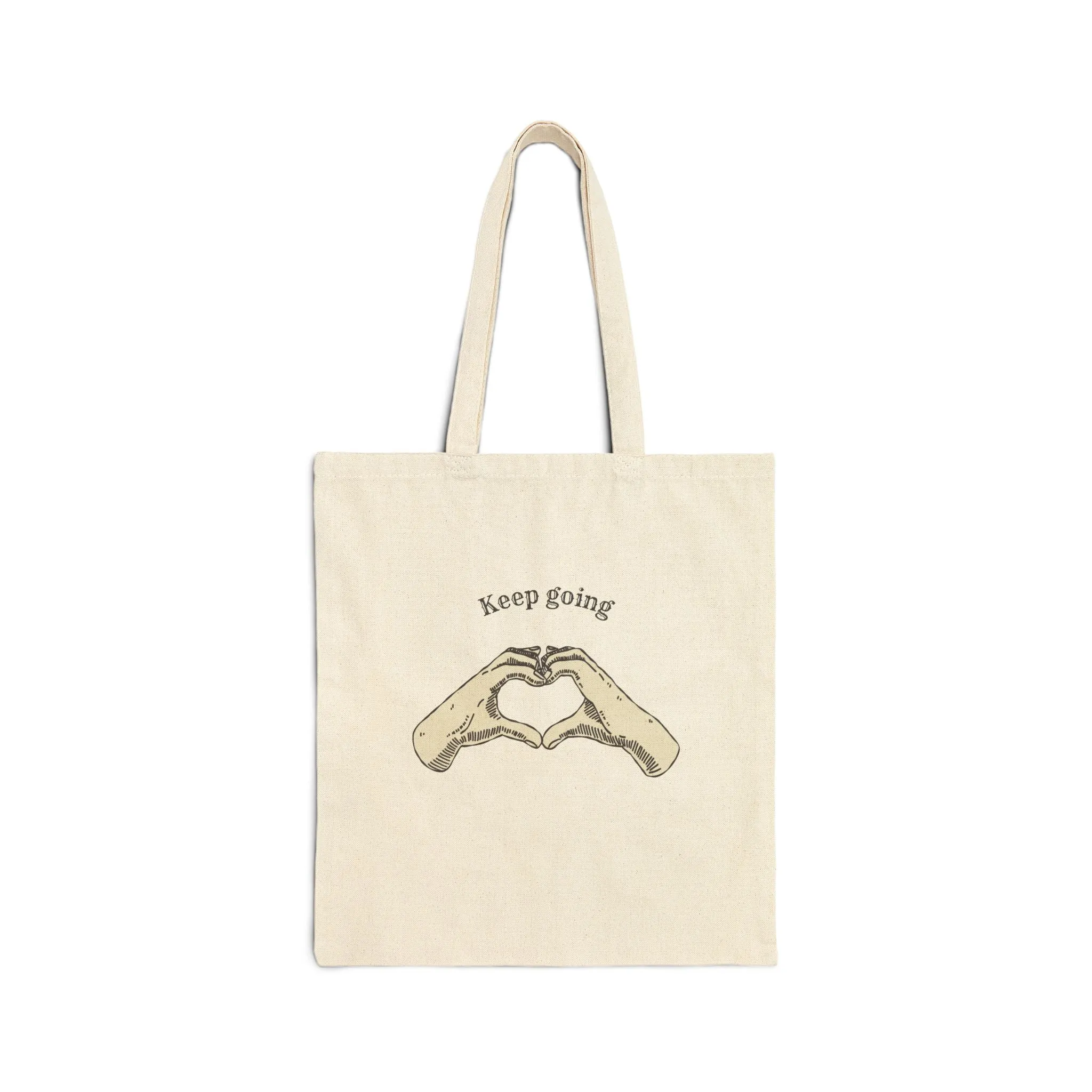 Canvas Tote Bag -Keep Going