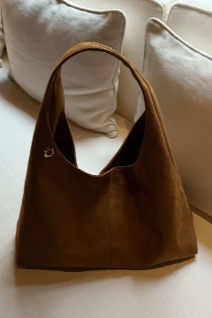 Carrie Midi Suede in Cinnamon