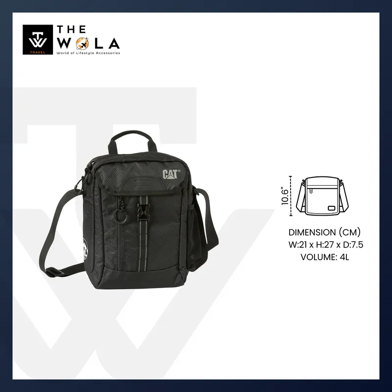 CAT Urban Mountaineer Kilimanjaro Utility Sling Bag | Durable Crossbody for Travel & Work