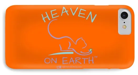 Cat/kitty Heaven On Earth - Phone Case