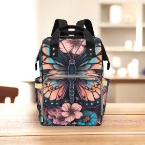 Celestial Butterflies Diaper Bag, Forestcore Diaper Backpack, Dark Cottagecore Baby Bag, Witchy Diaper Bag, Witchcore Baby Fairy Grunge Mama