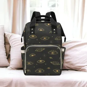 Celestial Diaper Bag | Diaper Backpack | Cottagecore Diaper Bag | Witchy Diaper Bag | Gothic Diaper Bag | Spiritual Diaper Bag | Star