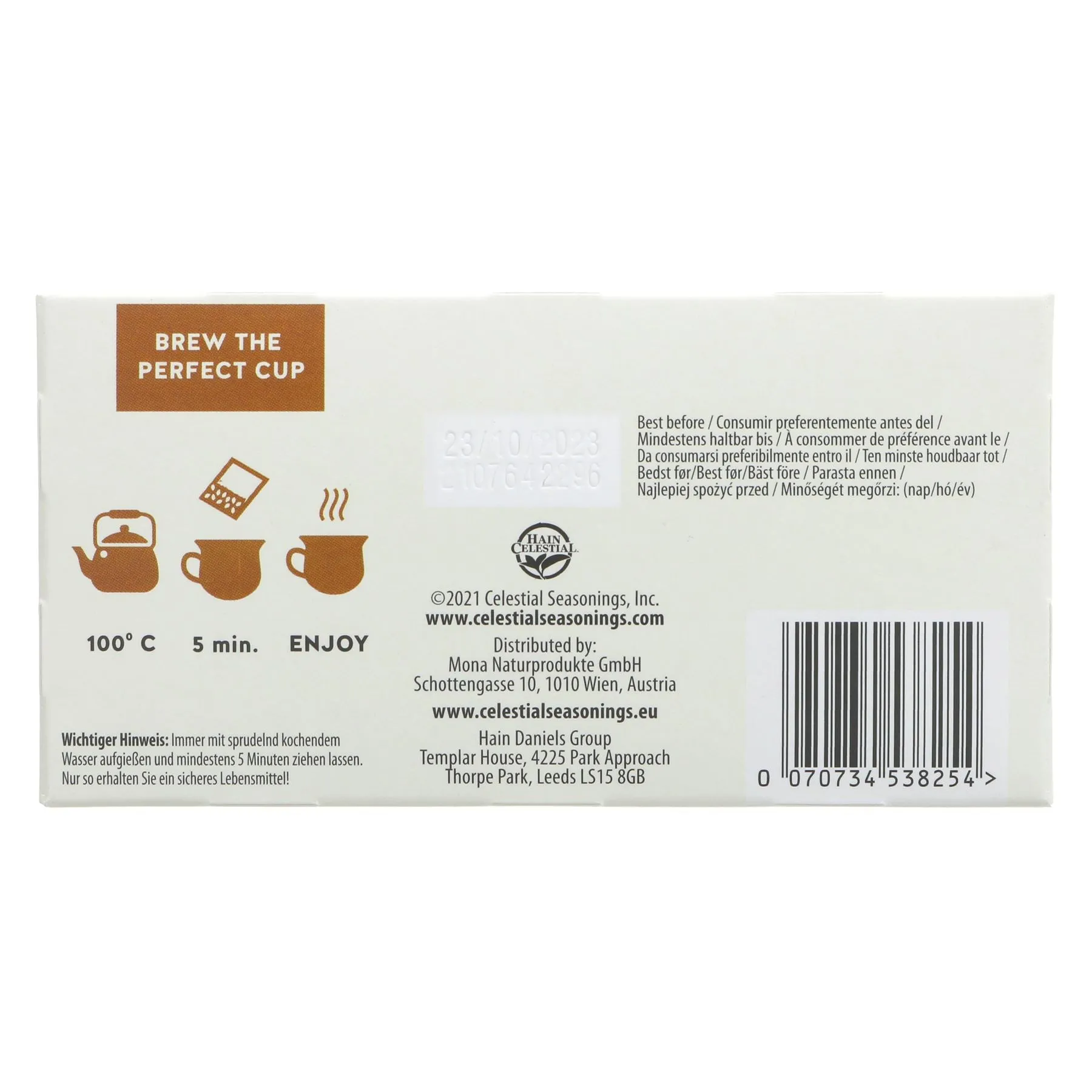 Celestial Seasonings | Cinnamon & Cardamom | 20 bags