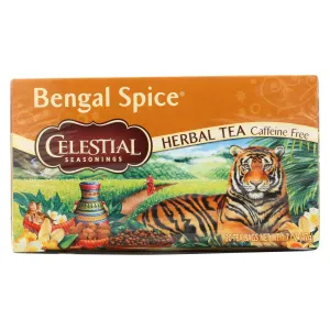 Celestial Seasonings Herbal Tea Caffeine Free Bengal Spice - 20 Tea Bags - Case Of 6
