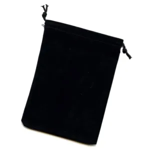 Chessex Dice Bag Suedecloth Large Black