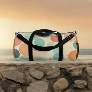 Circles Retro Look Duffel Travel Bag