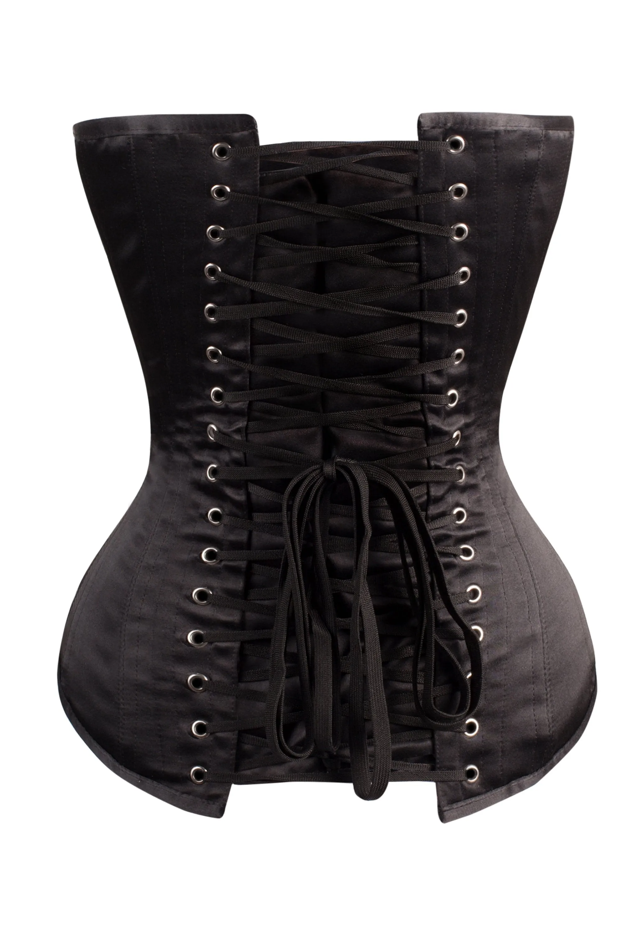 Classic Long Black Waist Taming Corset