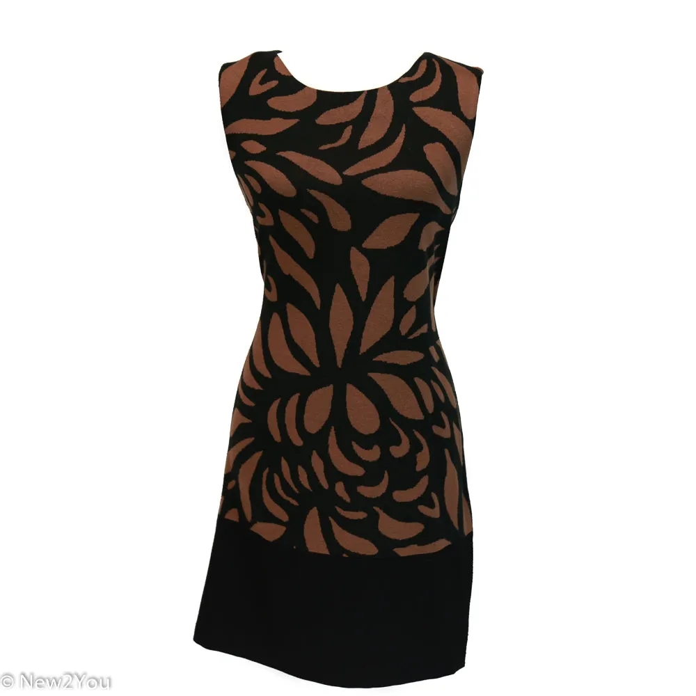 Coffee & Black Business Dress (Taylor)