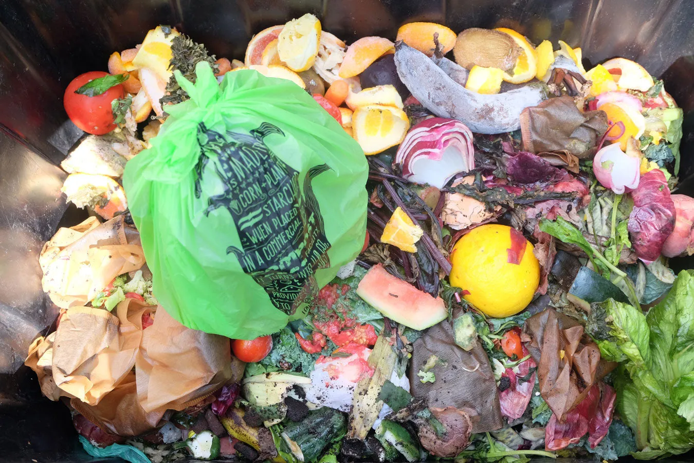 Compostable Food Scrap Bags<br>3 Gallon x4