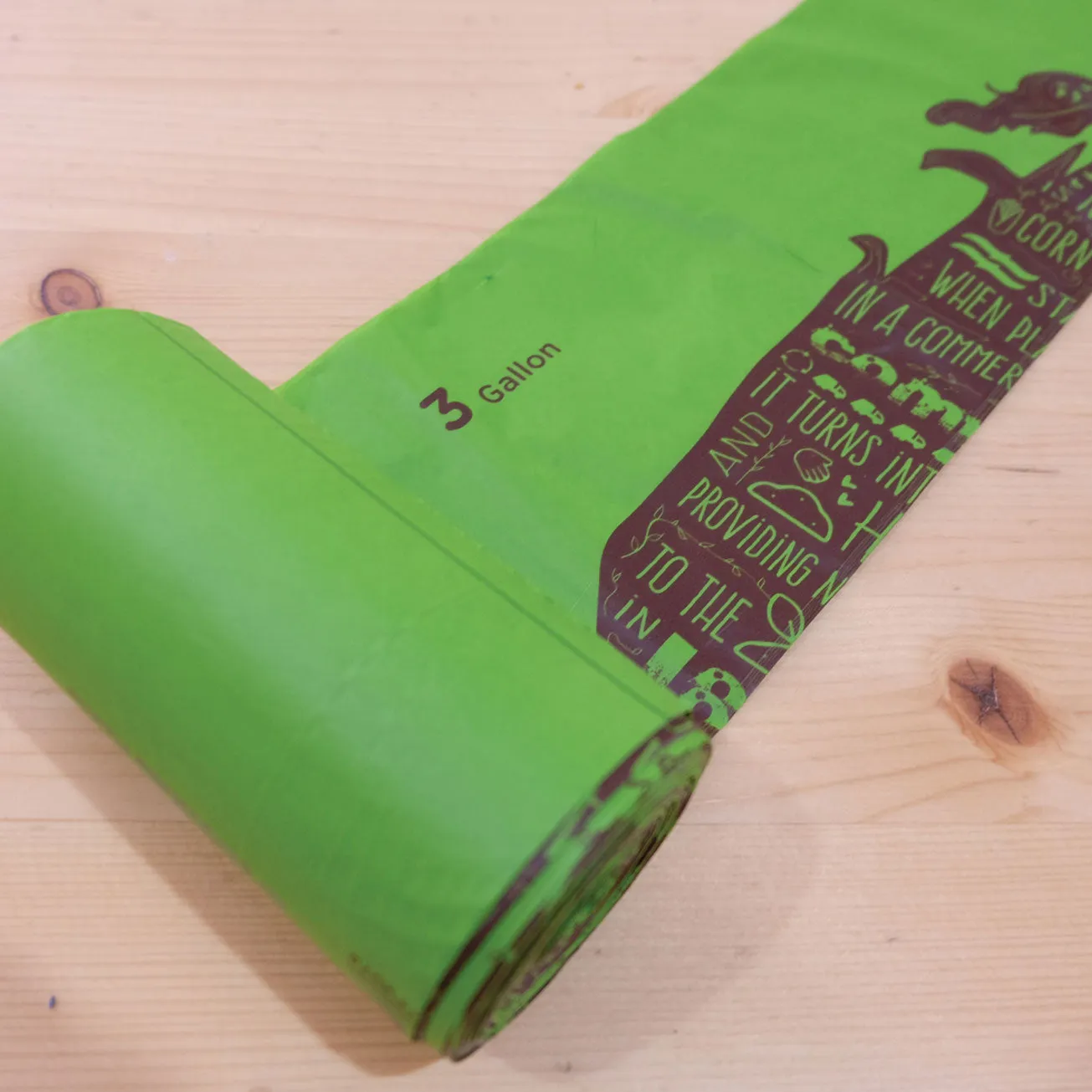 Compostable Food Scrap Bags<br>3 Gallon x4