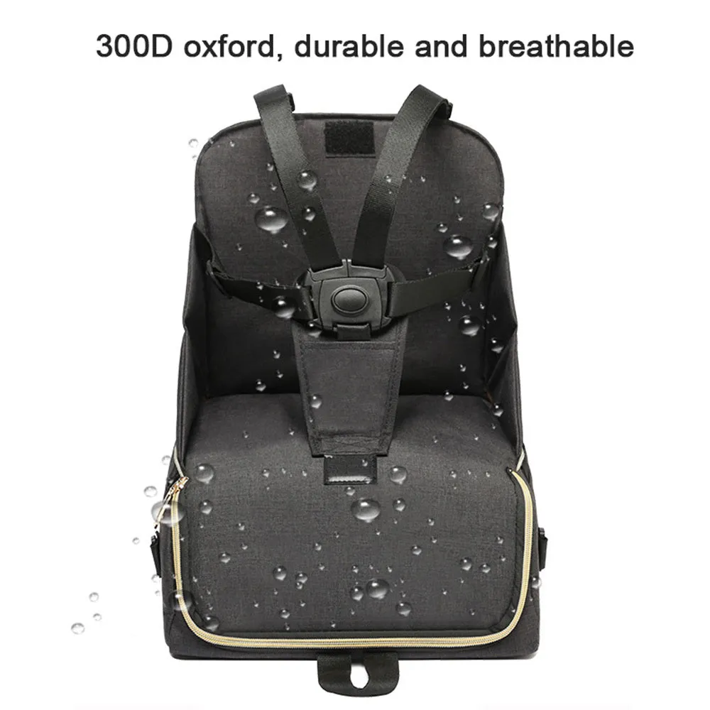 Convertible Mommy Bag | Diaper Bag & Booster Chair in One