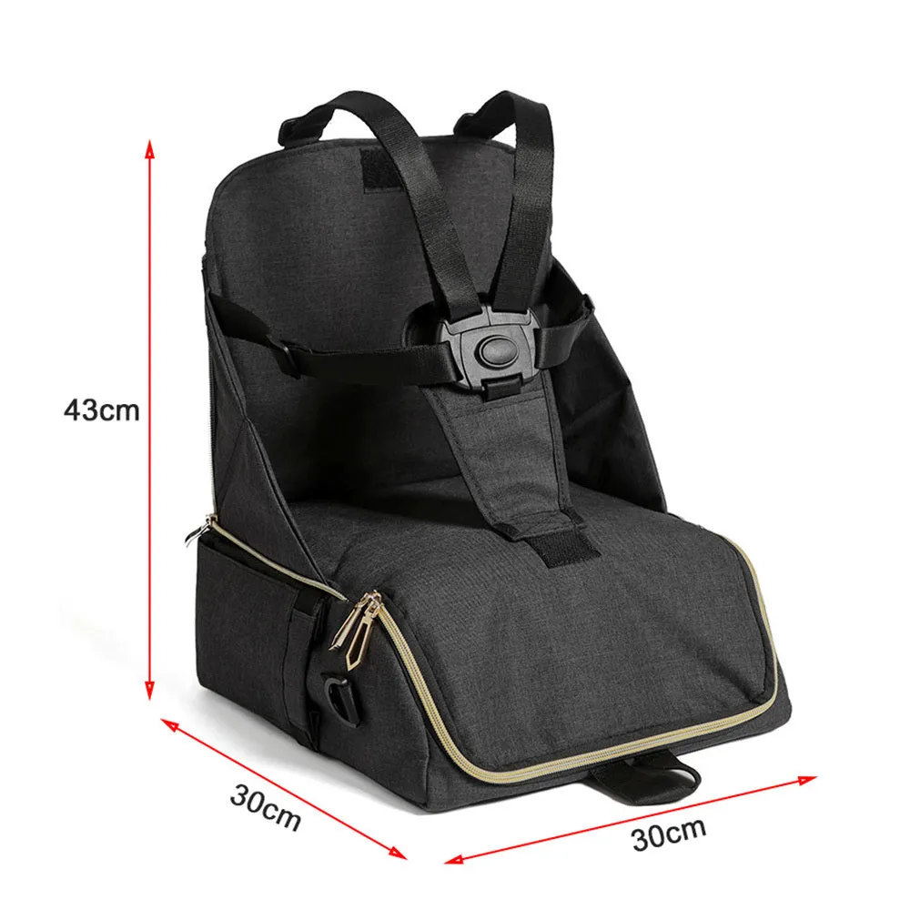 Convertible Mommy Bag | Diaper Bag & Booster Chair in One