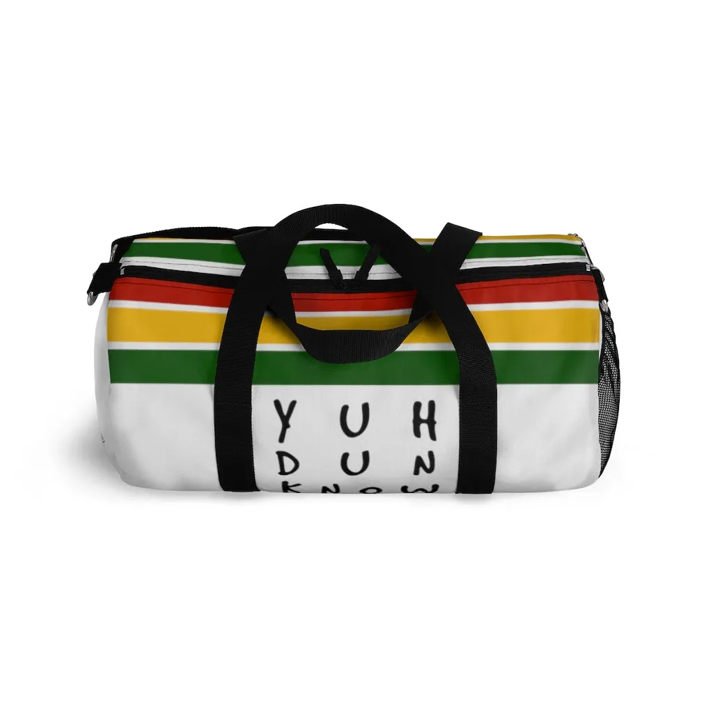 Coodeh Duffel Bag (YuhDunKnow-WHT)