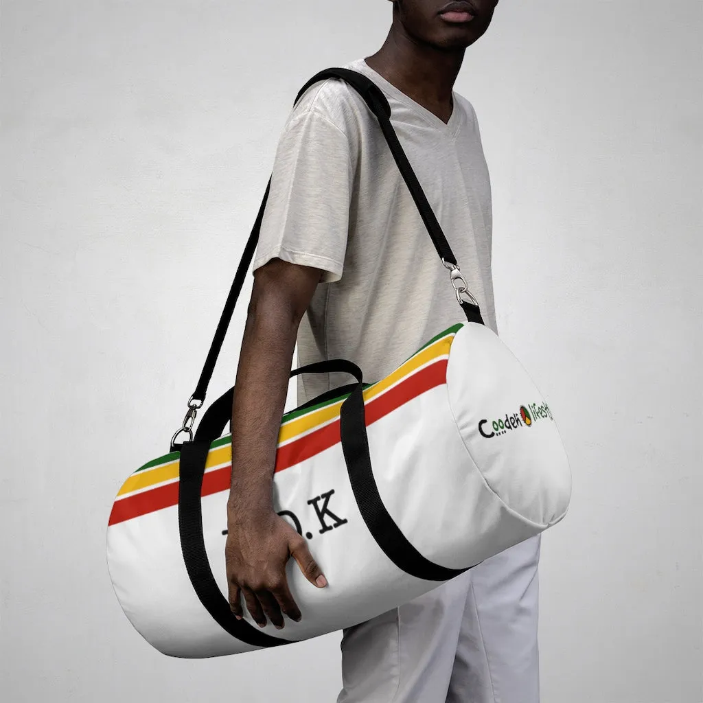 Coodeh Duffel Bag (YuhDunKnow-WHT)