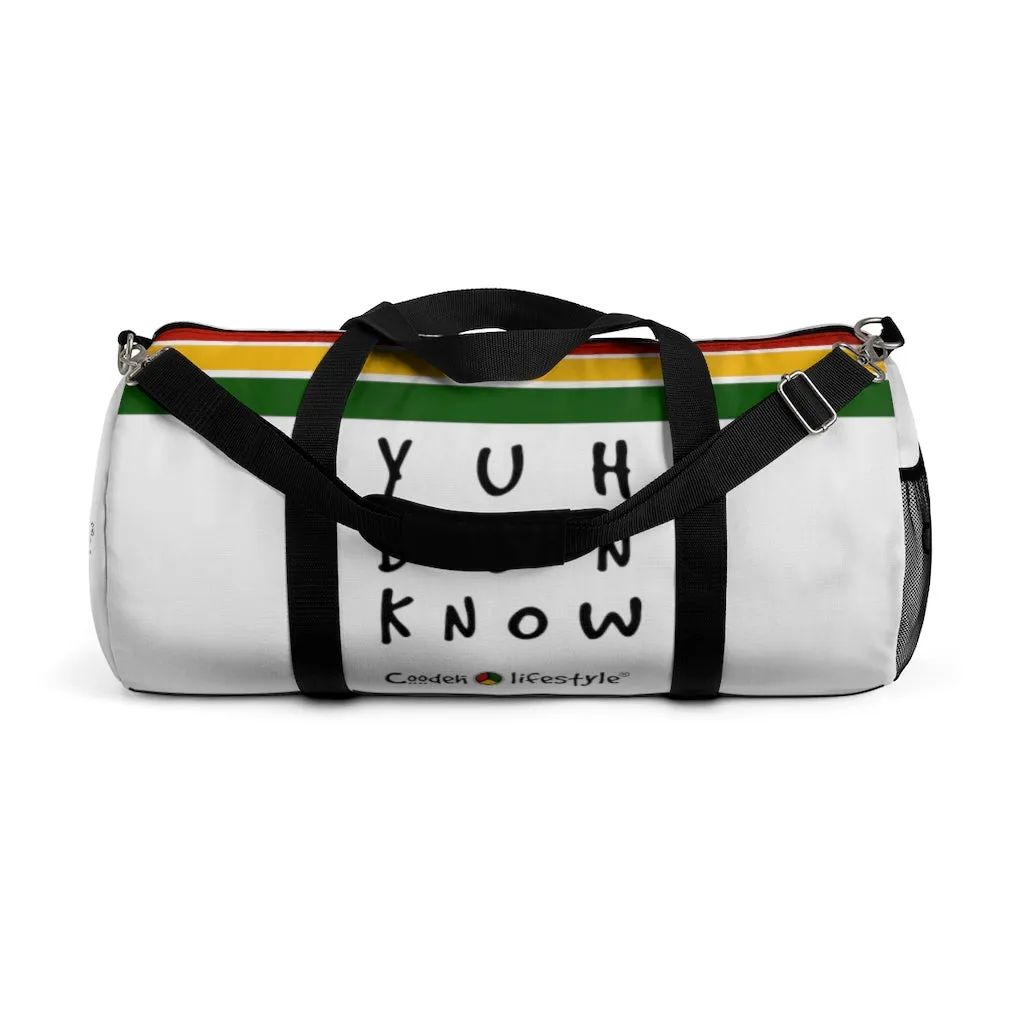 Coodeh Duffel Bag (YuhDunKnow-WHT)