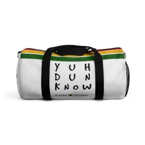 Coodeh Duffel Bag (YuhDunKnow-WHT)