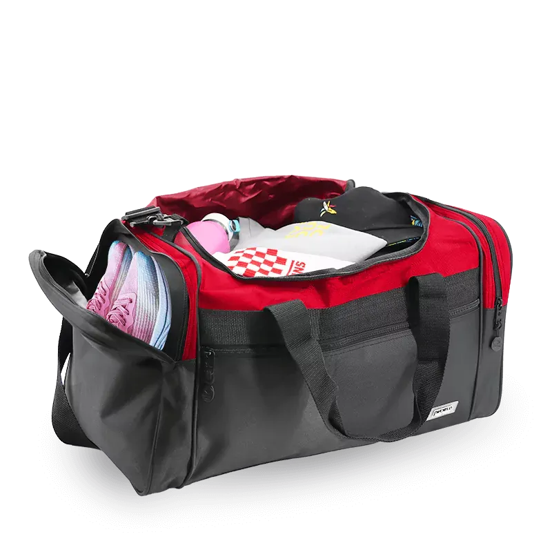 Copper 56L Duffel Bag in Red/Black